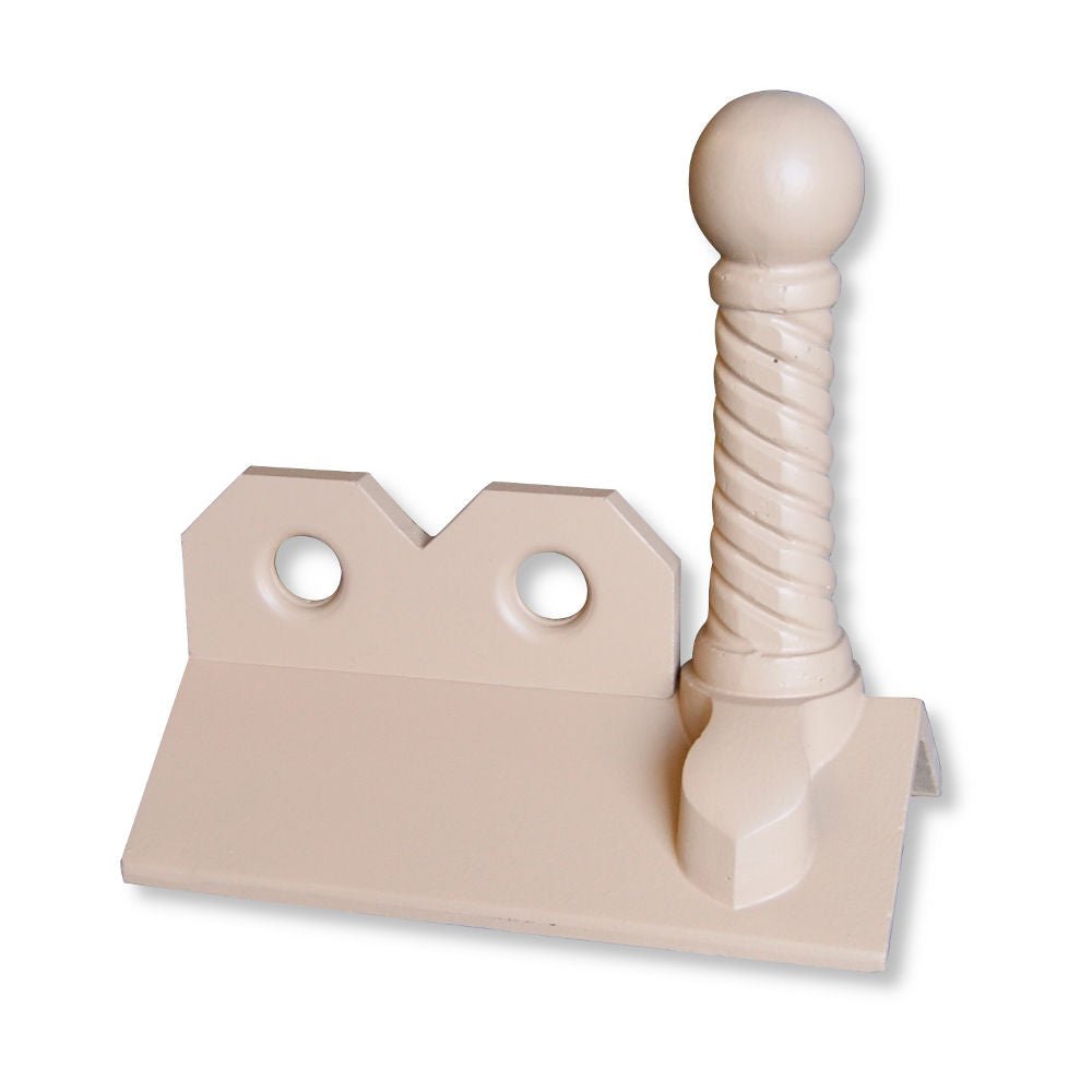 GRC 450mm Scroll Three Hole Crested Angle Ridge Finial - Trusted Building Supplies