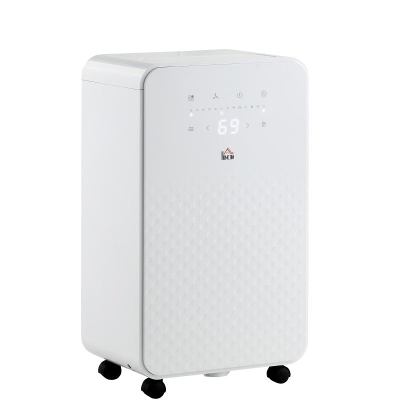 HOMCOM 12L Dehumidifier with Air Filter and 2L Tank - Trusted Building Supplies