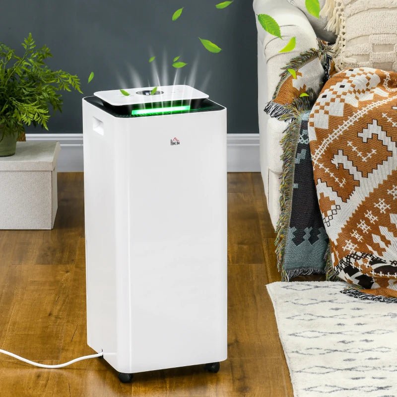 HOMCOM 16L Dehumidifier with Air Filter and 3.5L Tank - Trusted Building Supplies