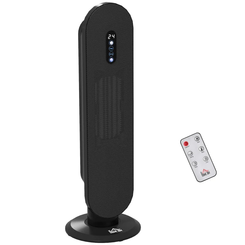 HOMCOM 2000W Portable Ceramic Tower Heater with Remote - Trusted Building Supplies