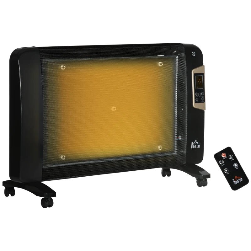 HOMCOM 2000W Portable Mica Heater with Remote - Trusted Building Supplies