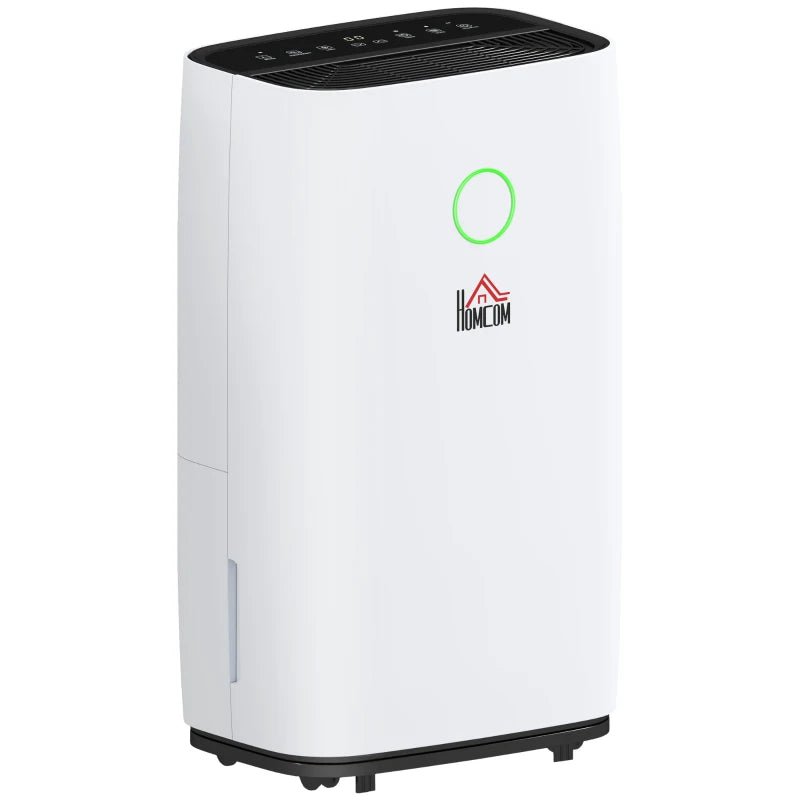 HOMCOM Portable Dehumidifier with 4L Tank and Sleep Mode - Trusted Building Supplies