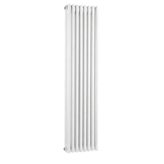 Hudson Reed Colosseum Traditional White Triple Column Radiator - 1500mm x 368mm - Trusted Building Supplies