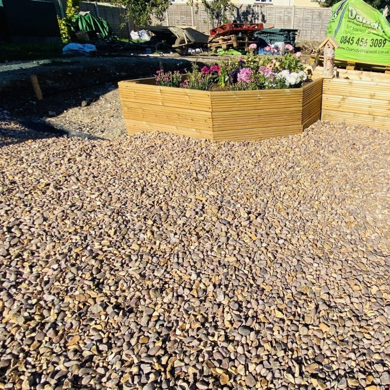 Dandy's Pink Champagne 20mm Chippings - Trusted Building Supplies