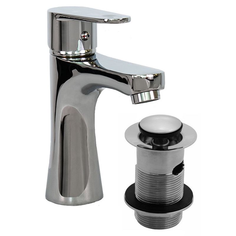 Low Chrome Tap with Slotted Waste - Trusted Building Supplies