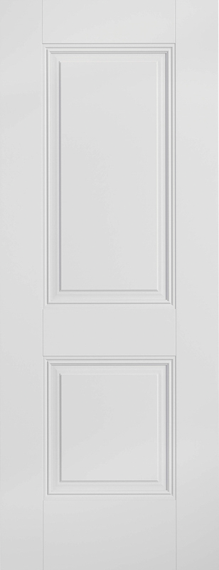 LPD Arnhem 2 Panel White Primed Internal Door - Trusted Building Supplies