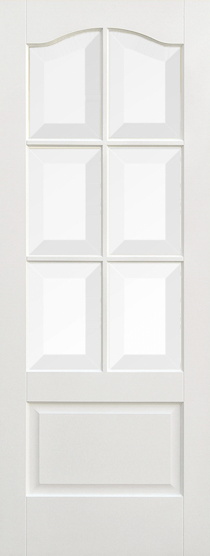 LPD Kent White Primed 6L Glazed Internal Door - Trusted Building Supplies