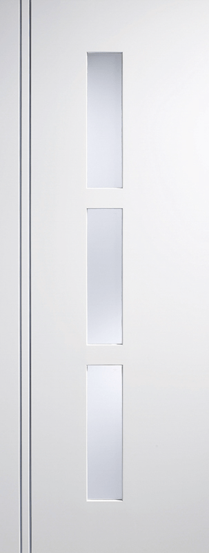 LPD Sierra Blanco 3L Fully Finished White Glazed Internal Door - Trusted Building Supplies
