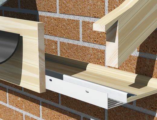 Manthorpe 25mm Continuous Soffit Strip Vent - Pack of 10 - Trusted Building Supplies