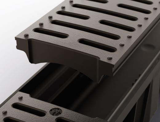 Manthorpe Drive Drain B125 Plastic Channel Drain - 1000mm - Trusted Building Supplies