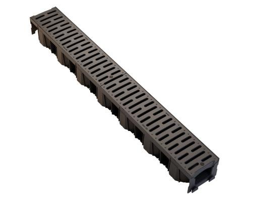Manthorpe Drive Drain B125 Plastic Channel Drain - 1000mm - Trusted Building Supplies