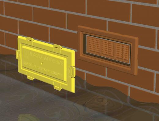 Manthorpe Flood Defence Air Brick - Pack of 10 - Trusted Building Supplies