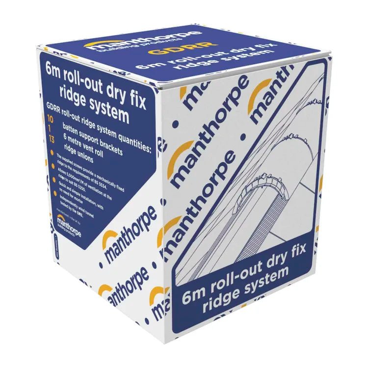 Manthorpe Roll Out Dry Ridge System - 6m - Trusted Building Supplies
