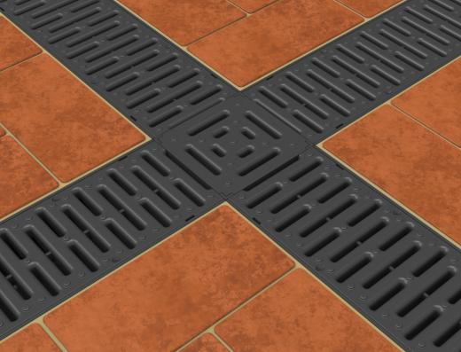 Manthorpe SmartDrain A15 Plastic Channel Drain Junction Unit - Trusted Building Supplies