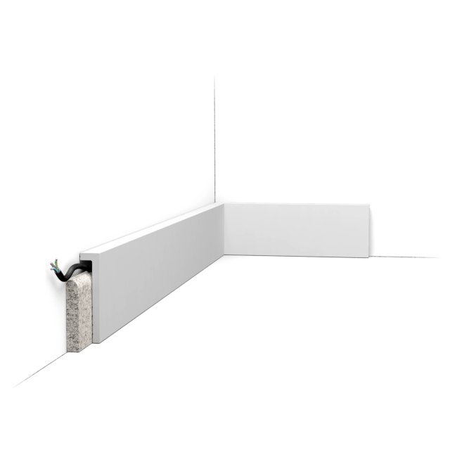 Orac SX171 Duropolymer Skirting Board Cover - 2000mm x 22mm x 100mm - Trusted Building Supplies