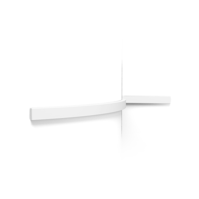 Orac SX194F Flexible Small Square Skirting Board - 2000mm x 10mm x 20mm - Trusted Building Supplies