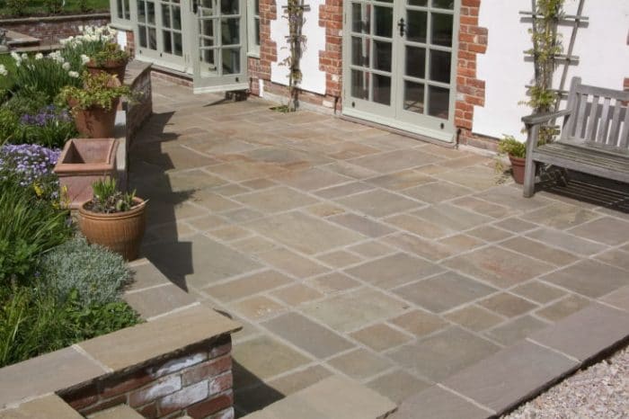 Pave World Traditional Raj Green Sandstone Patio Paving Pack - 19.5m2 - Trusted Building Supplies