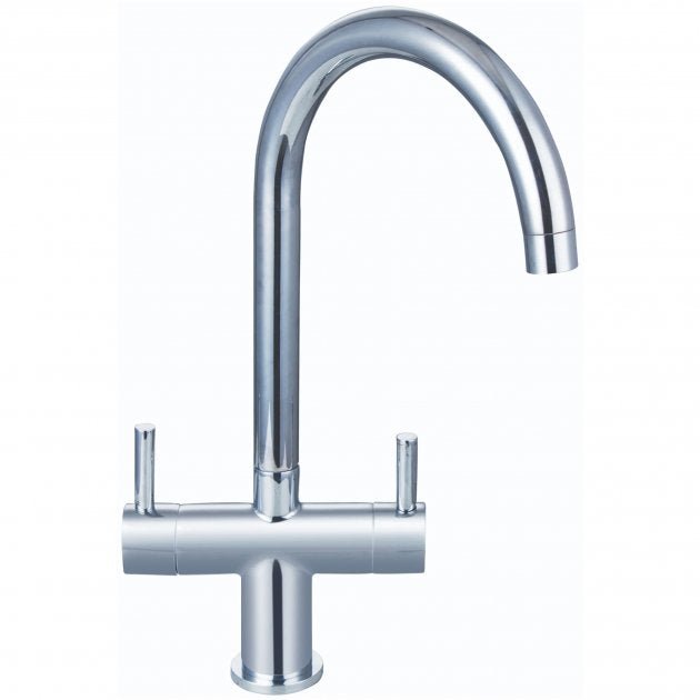 RAK Berlin Contemporary Cruciform Kitchen Sink Mixer Tap - Trusted Building Supplies