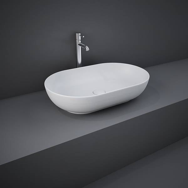 RAK Feeling Oval Counter Top Wash Basin - 550mm - Trusted Building Supplies