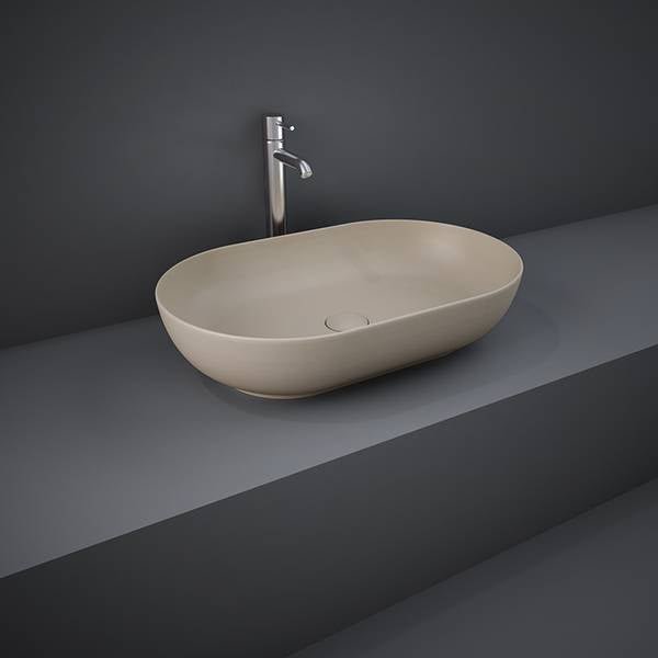 RAK Feeling Oval Counter Top Wash Basin - 550mm - Trusted Building Supplies