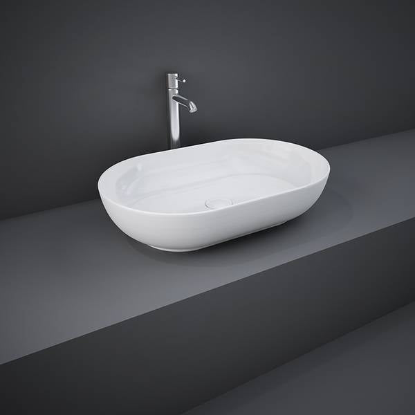 RAK Feeling Oval Counter Top Wash Basin - 550mm - Trusted Building Supplies