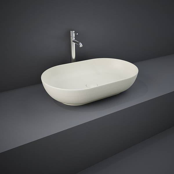 RAK Feeling Oval Counter Top Wash Basin - 550mm - Trusted Building Supplies