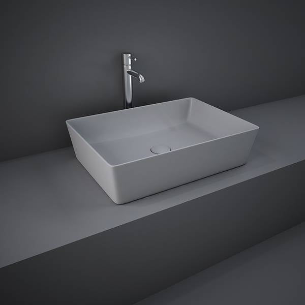 RAK Feeling Rectangular Counter Tap Wash Basin - 500mm - Trusted Building Supplies