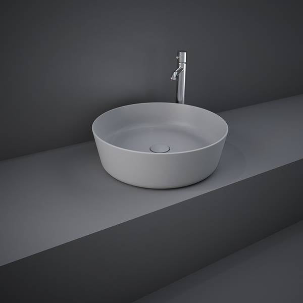 RAK Feeling Round Counter Top Wash Basin - 420mm - Trusted Building Supplies