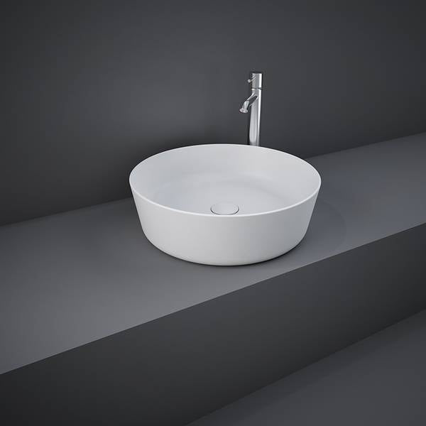 RAK Feeling Round Counter Top Wash Basin - 420mm - Trusted Building Supplies