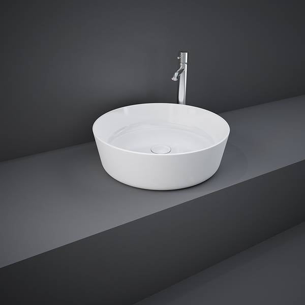 RAK Feeling Round Counter Top Wash Basin - 420mm - Trusted Building Supplies
