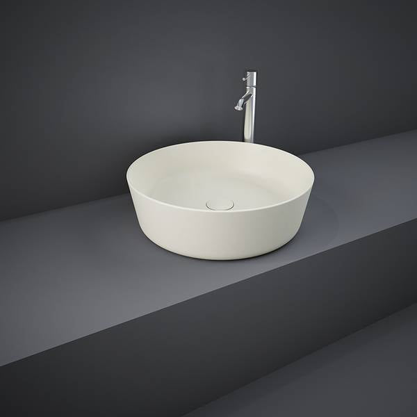 RAK Feeling Round Counter Top Wash Basin - 420mm - Trusted Building Supplies