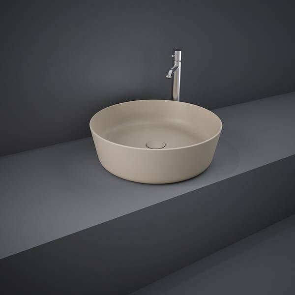 RAK Feeling Round Counter Top Wash Basin - 420mm - Trusted Building Supplies