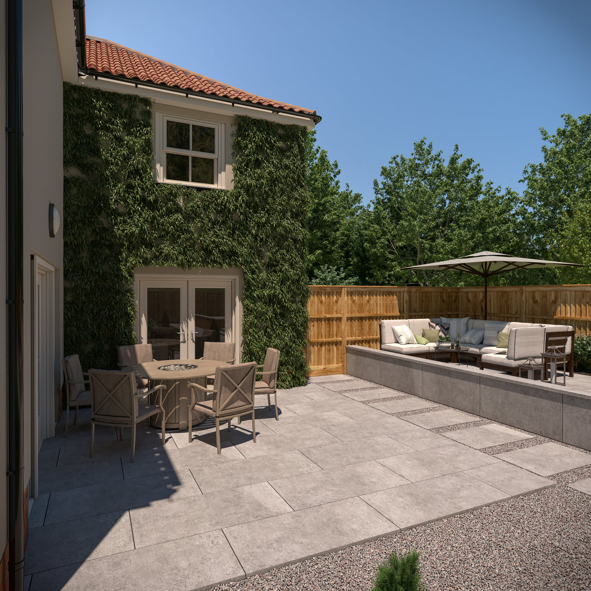 RAK Maremma Stone Grey Porcelain Outdoor Paving Tile 600mm x 1200mm - Trusted Building Supplies