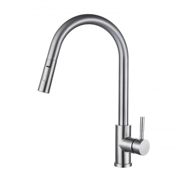 RAK Prague One Touch Pull Out Kitchen Sink Mixer Tap - Trusted Building Supplies