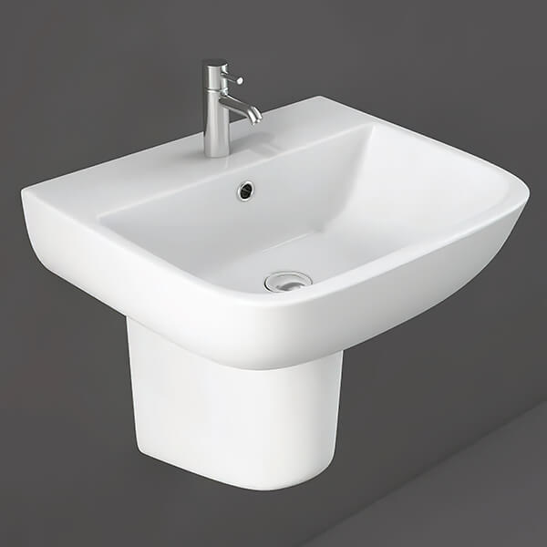 RAK Series 600 1 Tap Hole Basin - 520mm - Trusted Building Supplies