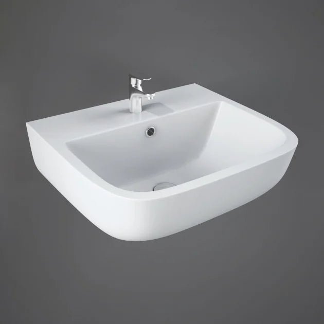 RAK Series 600 1 Tap Hole Hand Basin - 400mm - Trusted Building Supplies