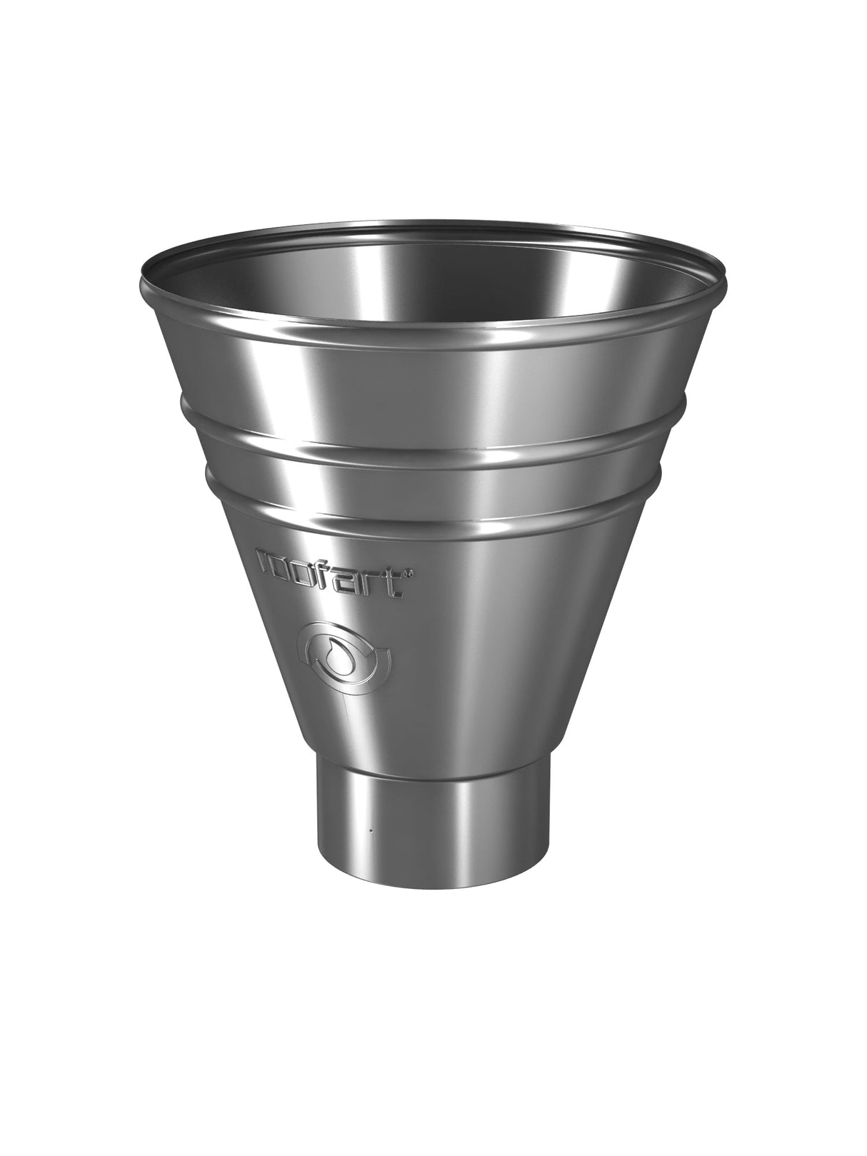 RoofArt 100mm Galvanised Steel Round Hopper - Trusted Building Supplies