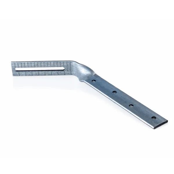 RoofArt 125mm Galvanised Steel Guttering Twisted Bracket Support Arm - Trusted Building Supplies