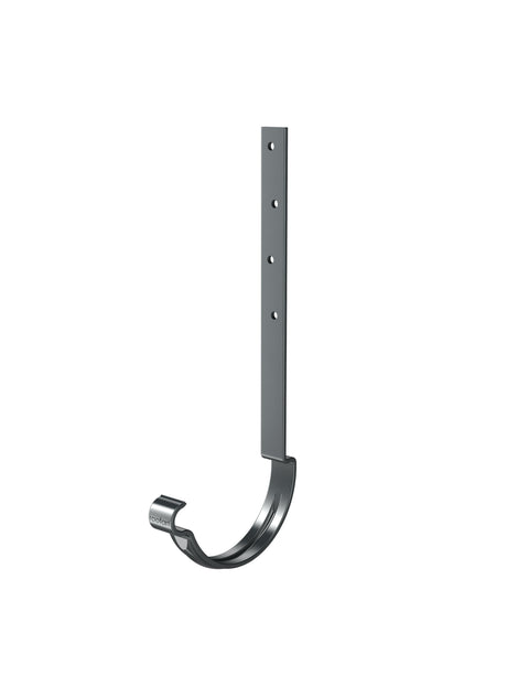 RoofArt 125mm Half Round Anthracite Grey Steel Guttering Rafter Bracket - Trusted Building Supplies