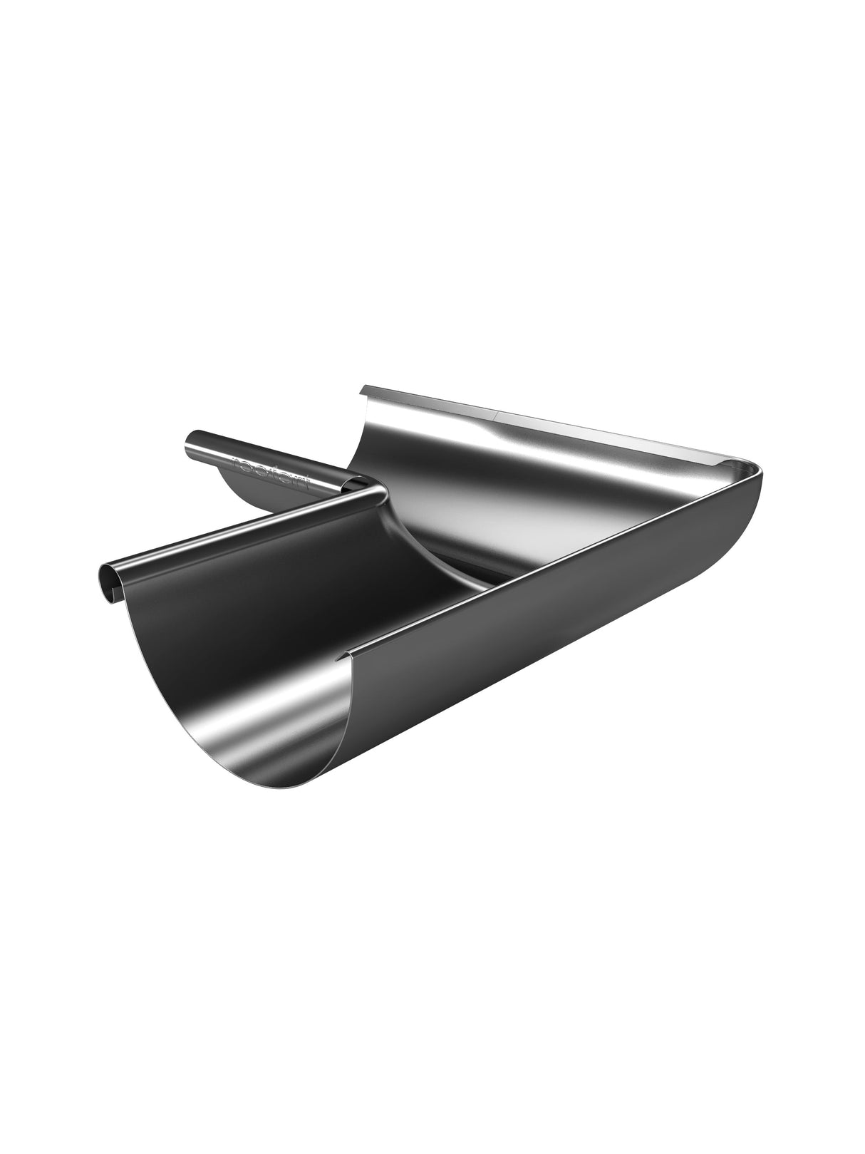 RoofArt 150mm Half Round Galvanised Steel Guttering 135 Degree Corner - Trusted Building Supplies