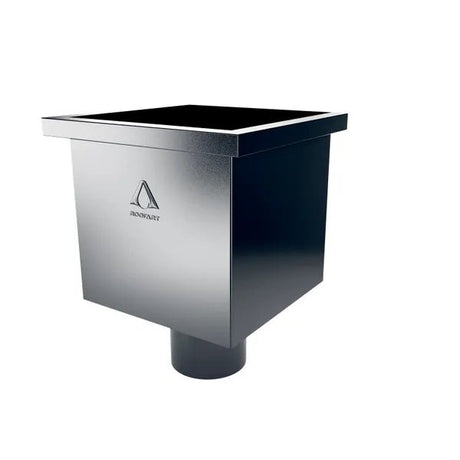 RoofArt 87mm Anthracite Grey Steel Square Hopper - Trusted Building Supplies