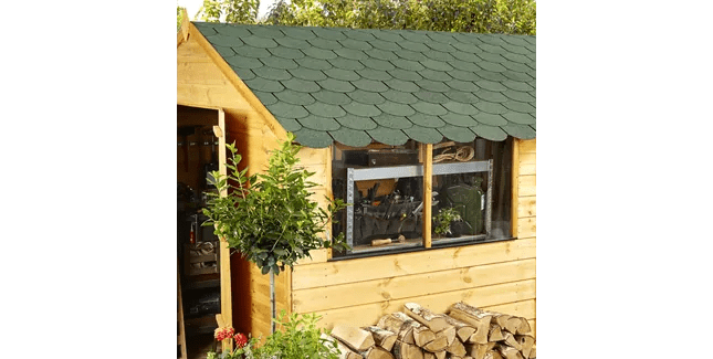 RoofPro Round Bitumen Shingles for Garden Buildings - 2.38m2 - Trusted Building Supplies
