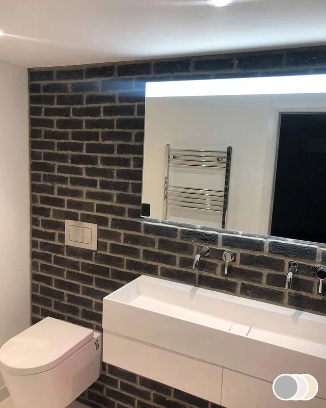 The Brick Tile Company Brick Slip Blend 109 Charcoal Grey - Pack of 35 - Trusted Building Supplies