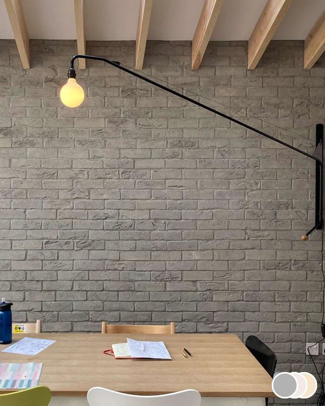 The Brick Tile Company Brick Slip Blend 16 Light Grey - Pack of 35 - Trusted Building Supplies