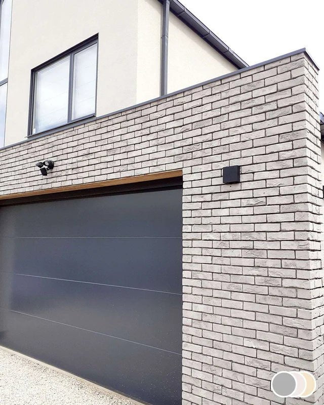 The Brick Tile Company Brick Slip Blend 16 Light Grey - Pack of 35 - Trusted Building Supplies