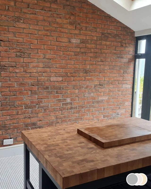 The Brick Tile Company Brick Slip Blend 20 Red Blend - Pack of 35 - Trusted Building Supplies