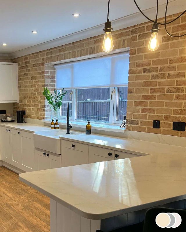 The Brick Tile Company Brick Slip Blend 30 Light Buff - Pack of 35 - Trusted Building Supplies