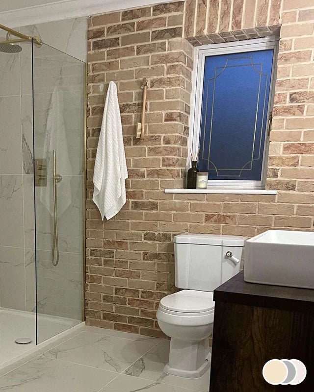 The Brick Tile Company Brick Slip Blend 30 Light Buff - Pack of 35 - Trusted Building Supplies