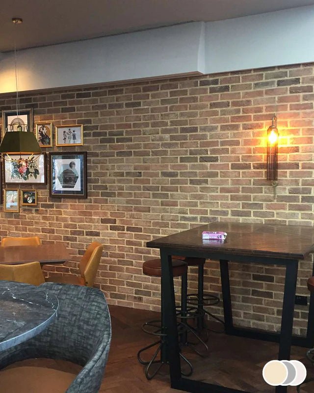 The Brick Tile Company Brick Slip Blend 32 Classic Brown - Pack of 35 - Trusted Building Supplies