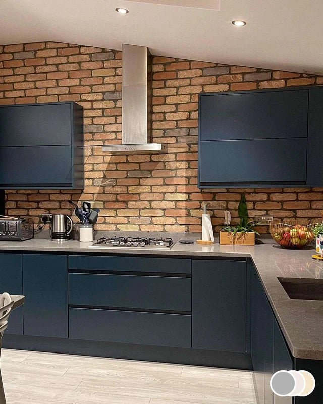 The Brick Tile Company Brick Slip Blend 6 Orange Buff - Pack of 35 - Trusted Building Supplies